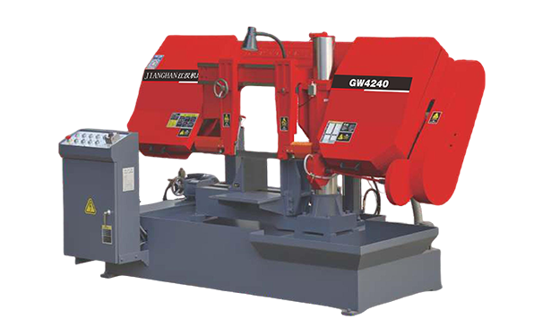 大涌镇GW4240双柱卧式带锯床